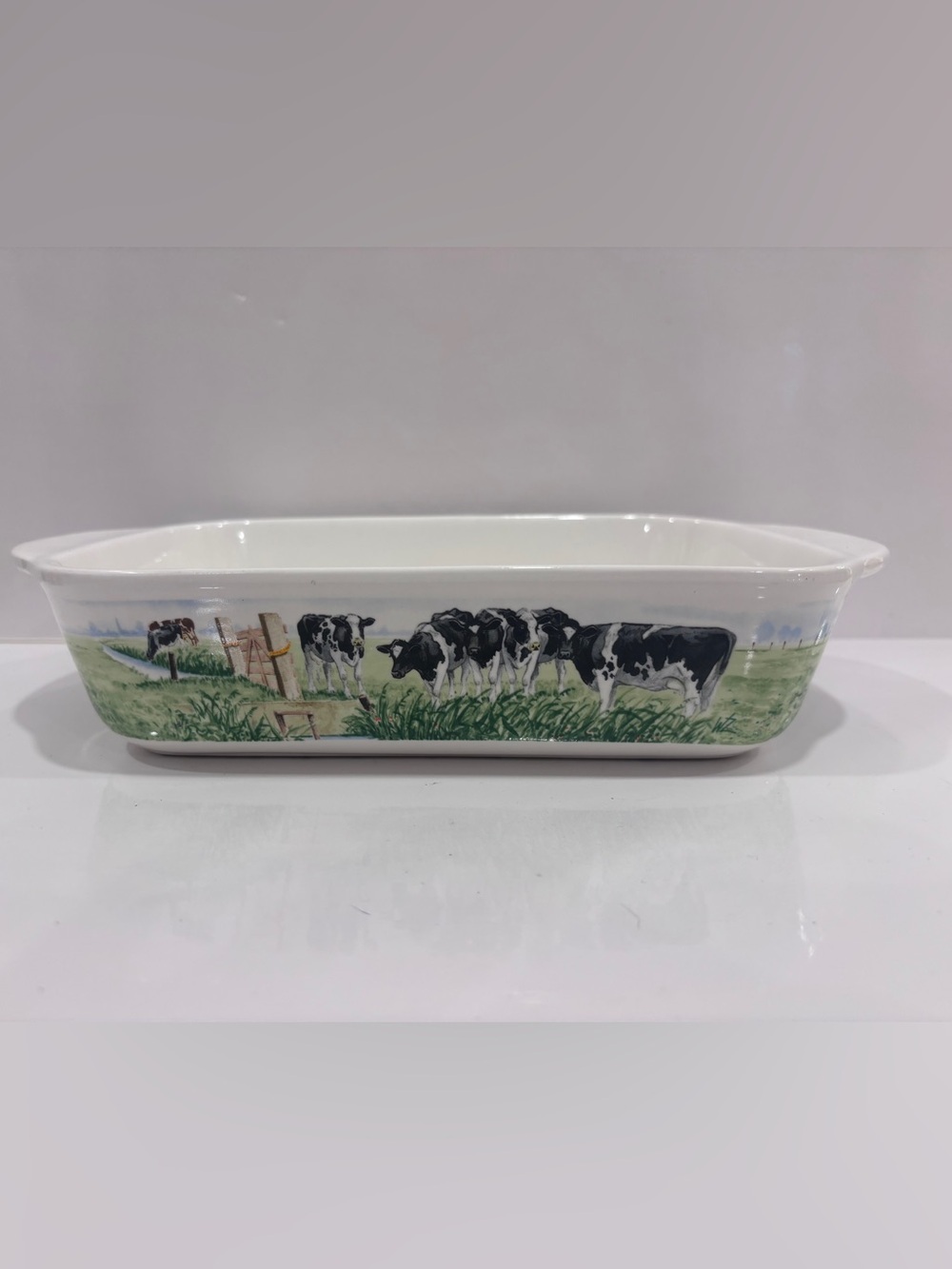 Wiebe Van Der Zee Holland “nieuwe Buren”Rectangle Casserole Baking Dish Appr 11”